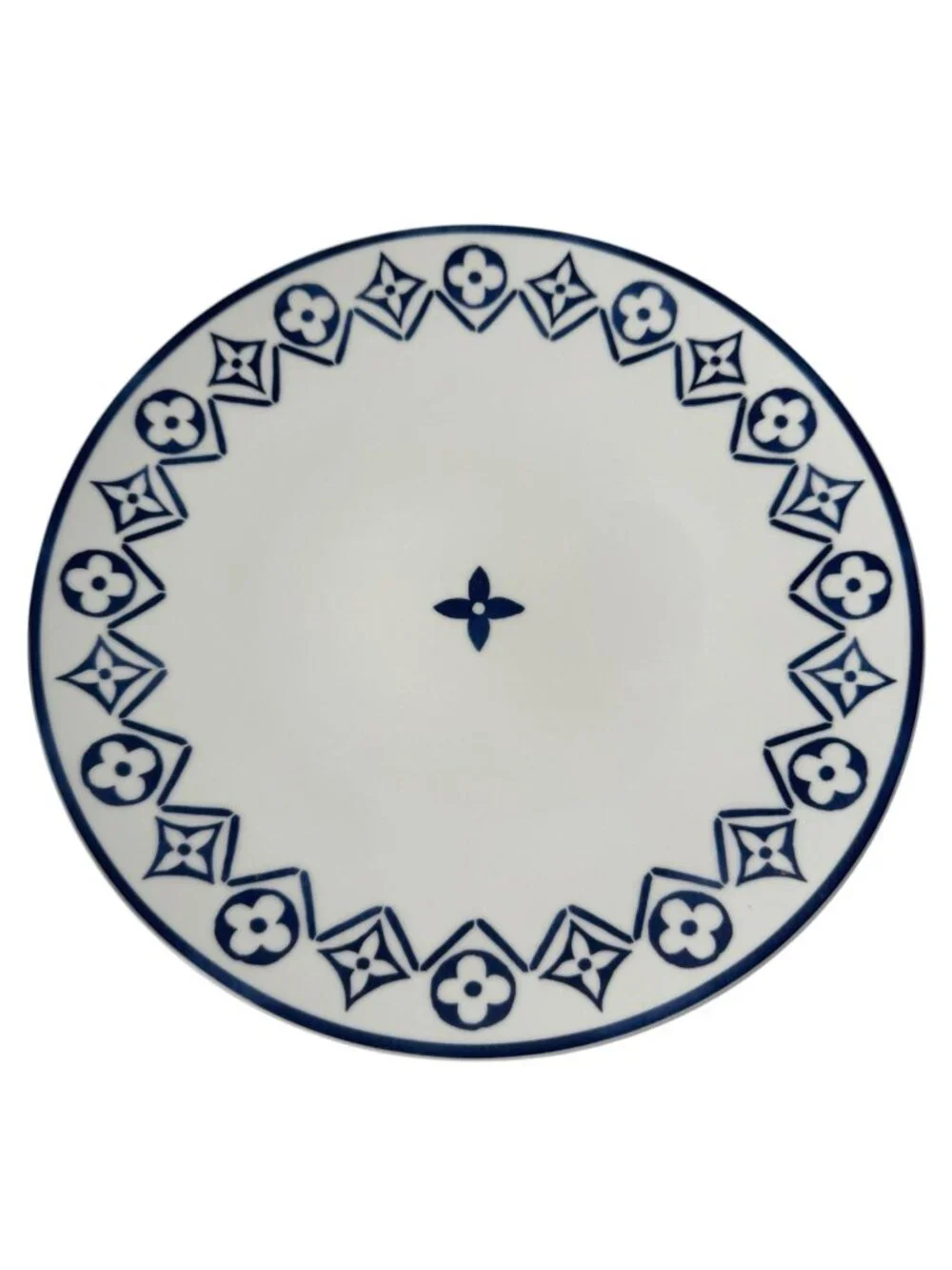 Louis Vuitton Monogram Flower Tile Dinner Plate